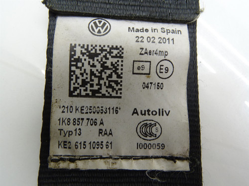 Przełącznik SRS 1K8857706A VW Scirocco III 1K8 - Używane Części PARTLE.COM - zdjęcie 3 z 3