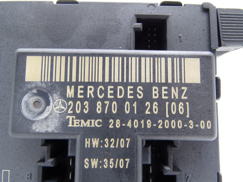 MODUŁ DRZWI STEROWNIK LEWY Lewa 2038700126 Mercedes CLC 200 | Używane Oryginały PARTLE.COM - zdjęcie 3 z 3