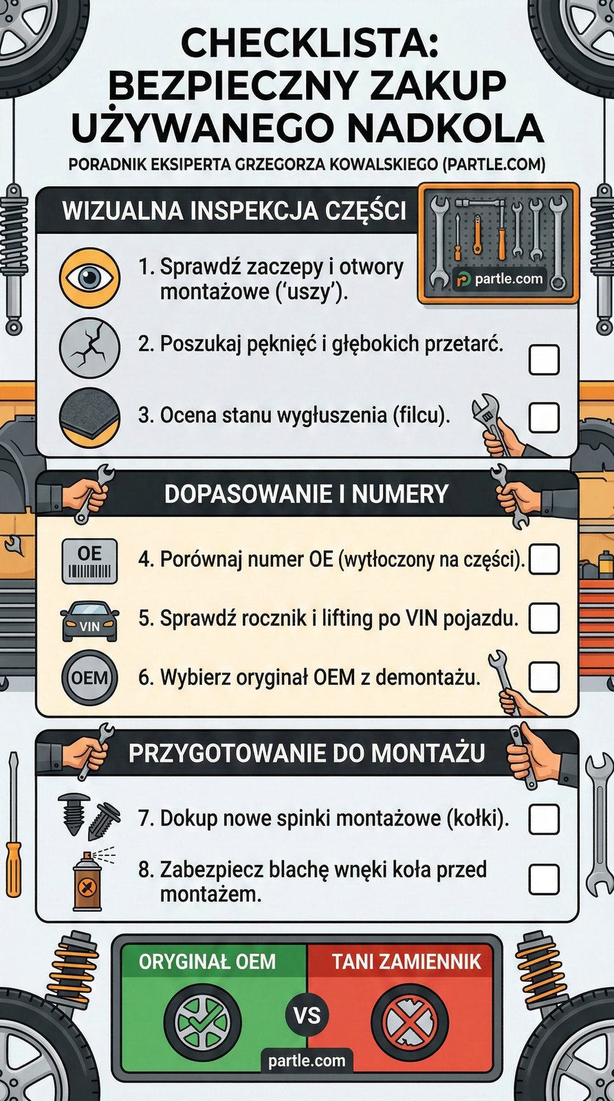 jak kupic bezpiecznie uzywane nadkole