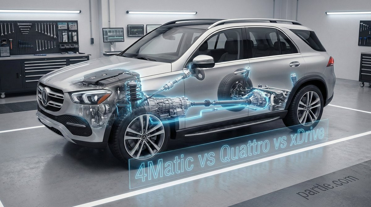 Napęd 4Matic pod lupą inżyniera. Jak wypada na tle Quattro i xDrive?