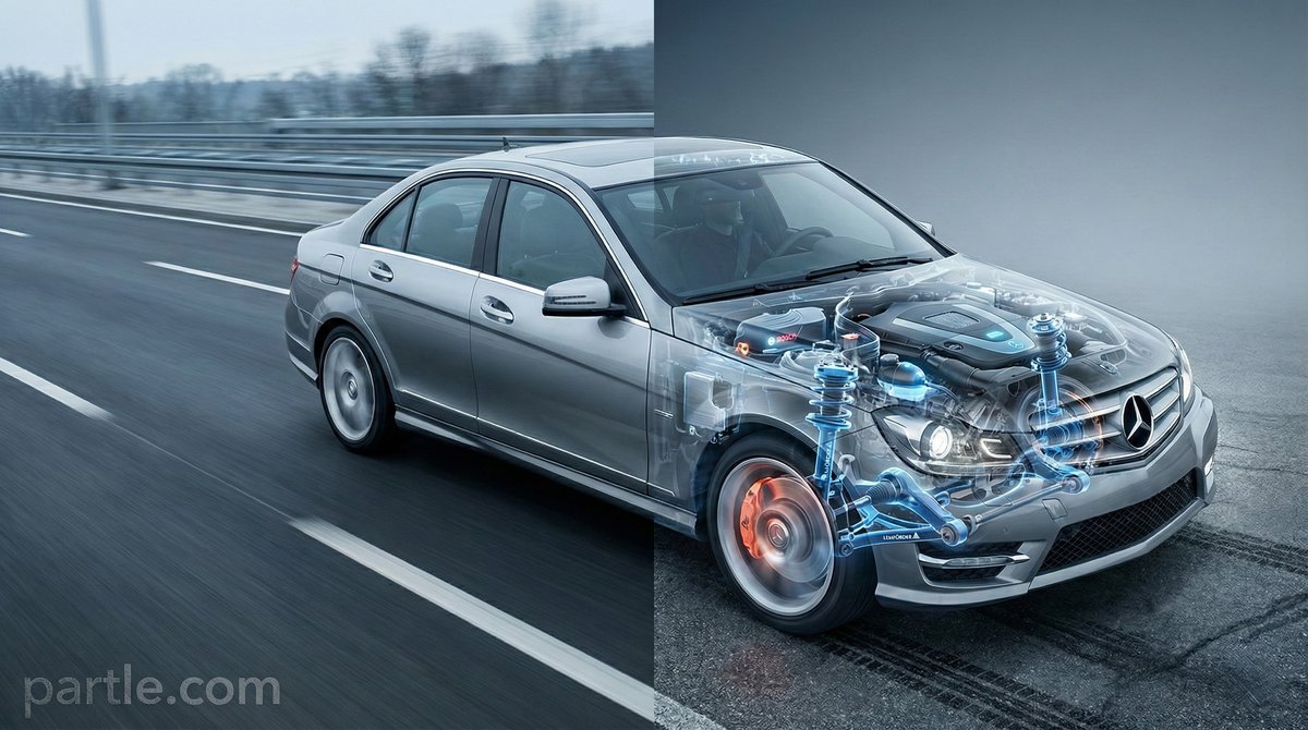 Mercedes W204 1.6 CGI – ile Mercedesa jest w Mercedesie? Wielka wiwisekcja "Gwiazdy"