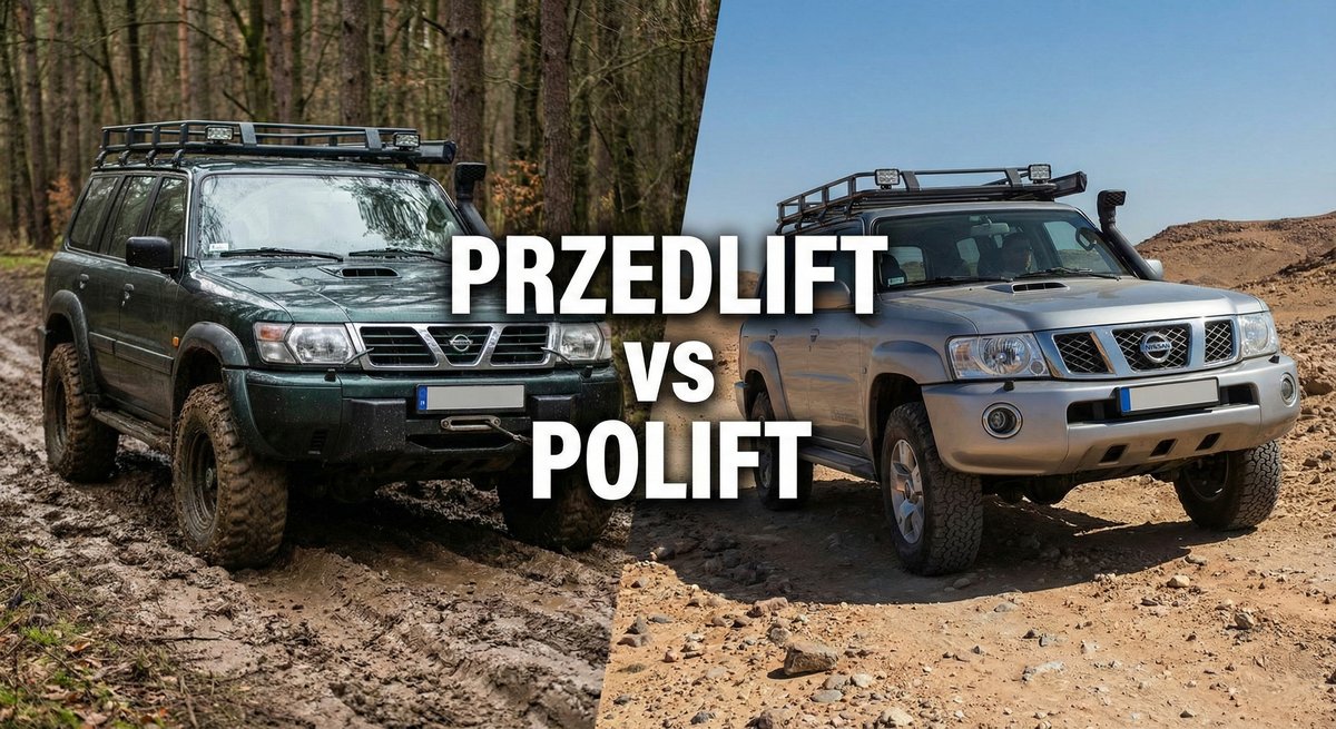 Wielkie porównanie Nissana Patrola Y61 Przedlift vs Polift