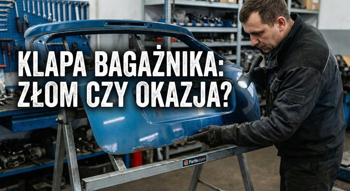 Używana klapa bagażnika – jak kupić oryginał bez rdzy i szpachli?
