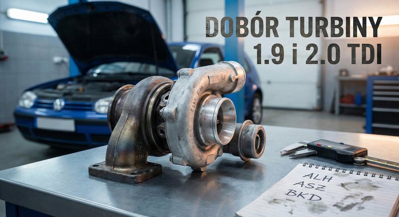 Dobór turbosprężarki po kodzie silnika 1.9 i 2.0 TDI – Poradnik VAG