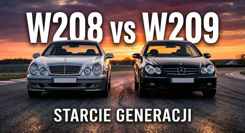 Mercedes CLK W208 vs W209