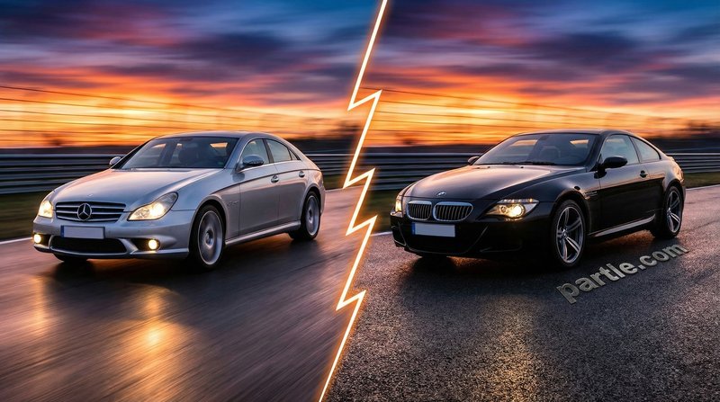 Mercedes CLS (C219) vs. BMW Serii 6 (E63) – Pojedynek na style i... rachunki z warsztatu.