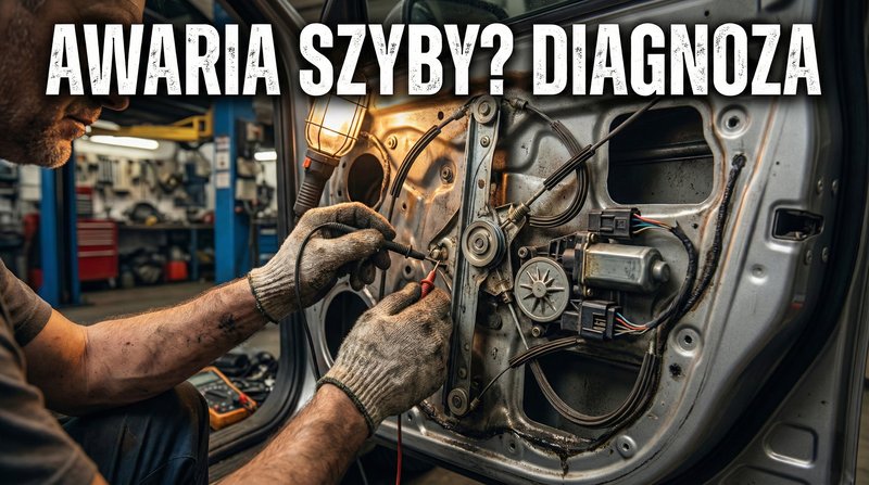 Niedziałająca szyba elektryczna – diagnoza usterki. Silniczek czy linka?