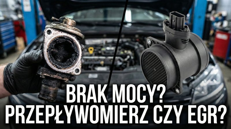 Brak mocy? Przepływomierz i zawór EGR – objawy, diagnoza i naprawa