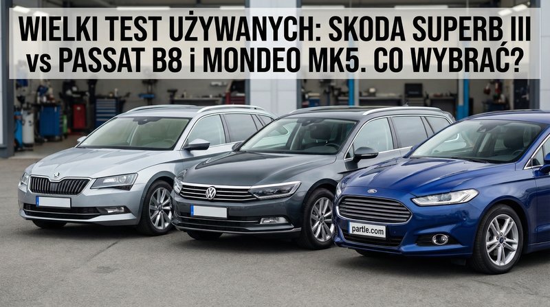 Używana Skoda Superb III (2015) vs Passat B8 i Mondeo
