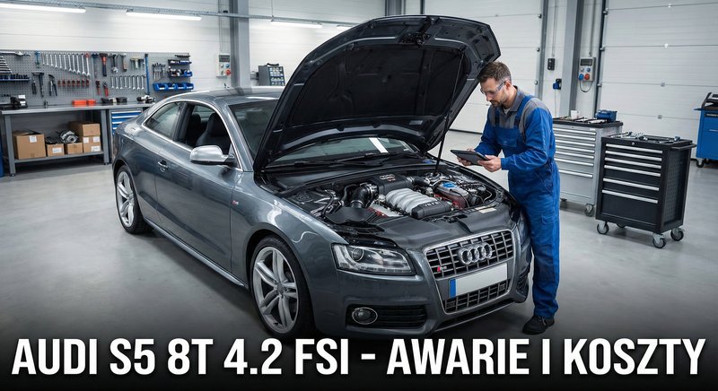 Audi S5 8T 4.2 FSI – typowe usterki, awarie i koszty utrzymania
