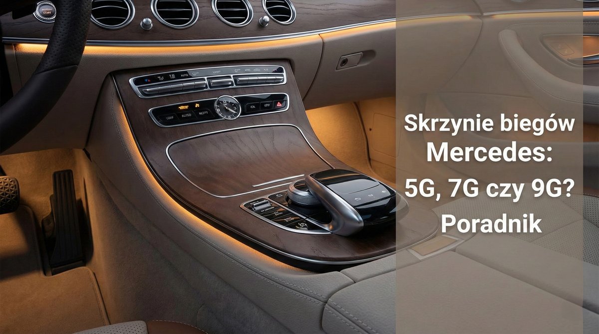 Automatyczne skrzynie biegów Mercedes -przegląd, porównanie i typowe usterki.