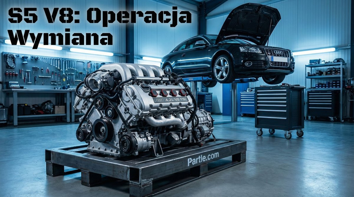 Wymiana silnika Audi S5 8T 4.2 FSI (CAUA) – Lista "Zrób to teraz" i pułapki