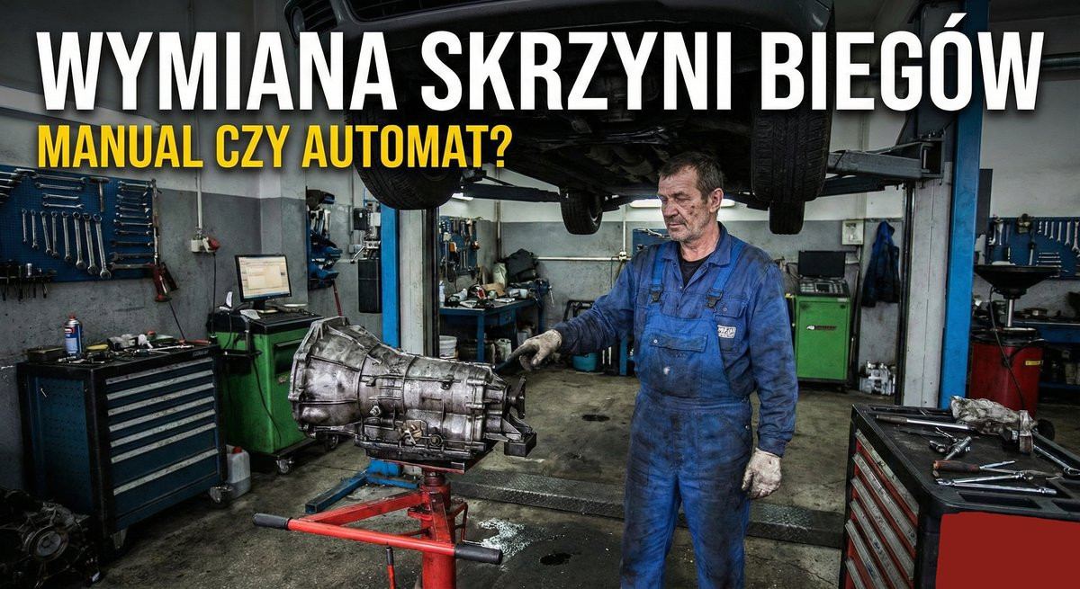 Wymiana skrzyni biegów – warsztatowy poradnik krok po kroku. Manual, automat i specyfika marek