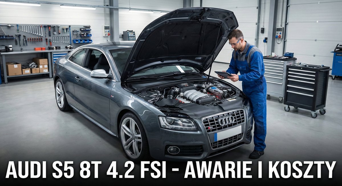 Audi S5 8T 4.2 FSI – typowe usterki, awarie i koszty utrzymania