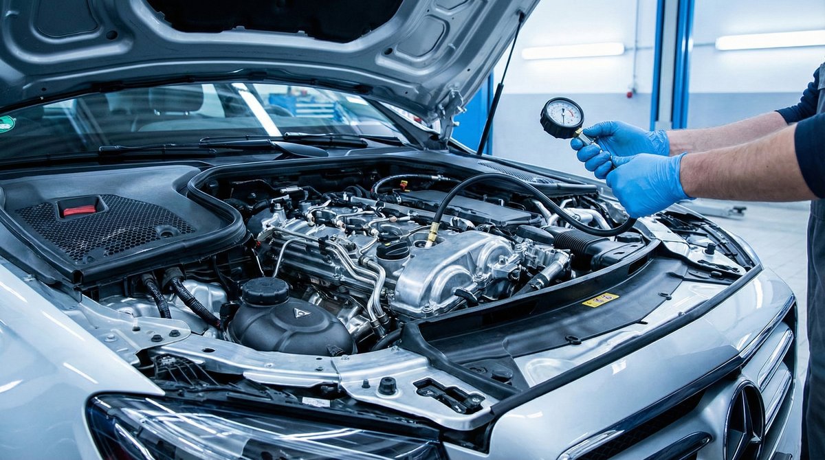 Ciśnienie sprężania silników Mercedes - CDI, Kompressor, AMG
